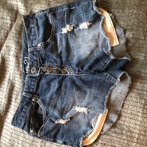 Rue21 Cutoff Distressed Jean Shorts